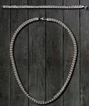 Halskette Armkette Set aus Edelstahl