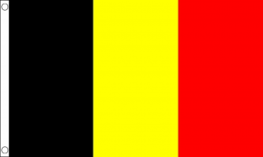 Paket mit 10 Länderflagge Belgien mit Oesen Art.-Nr. FLG-150-90-OES-BEL