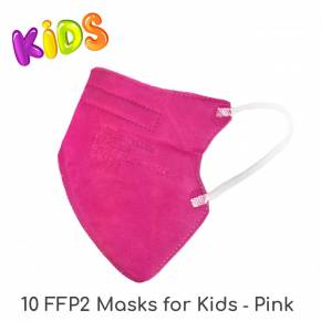 Canpex Kinder FFP2 Maske - 10 Stück Pink
