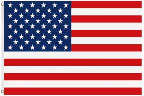 Paket mit 10 Länderflagge mit Ösen USA Art.-Nr. 0700000011