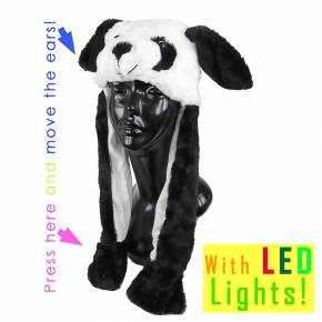 Paket mit 6 Mutzen mit LED-Lichter HWHAT02-001
