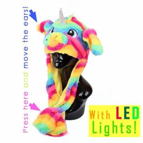 Paket mit 6 Mutzen mit LED-Lichter HWHAT20-008