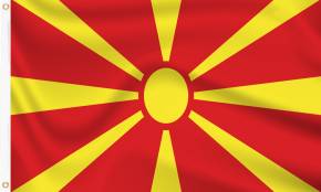 Paket mit 3 Flaggen Mazedonien Art.-Nr. 0700000389