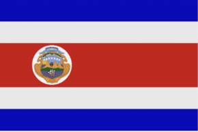 Paket mit 3 Flaggen Costa Rica  Art.-Nr. 0700000506