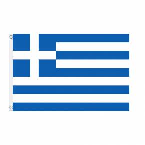 Paket mit 10 Flaggen Griechenland mit Ösen Art.-Nr. 0700000030a