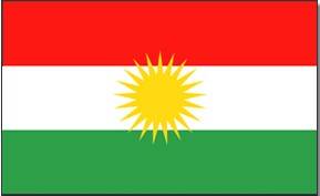 Packet mit 5 Kurdistan Flagge