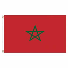 Paket mit 10 Flaggen Marokko mit Ösen Art.-Nr. 0700000212a