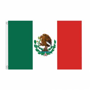 Paket mit 3 Flaggen Mexiko Nr.: 0700000052