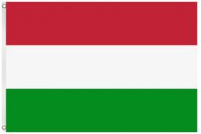 Paket mit 3 Länderflaggen Ungarn mit Ösen Art.NR.Un-002